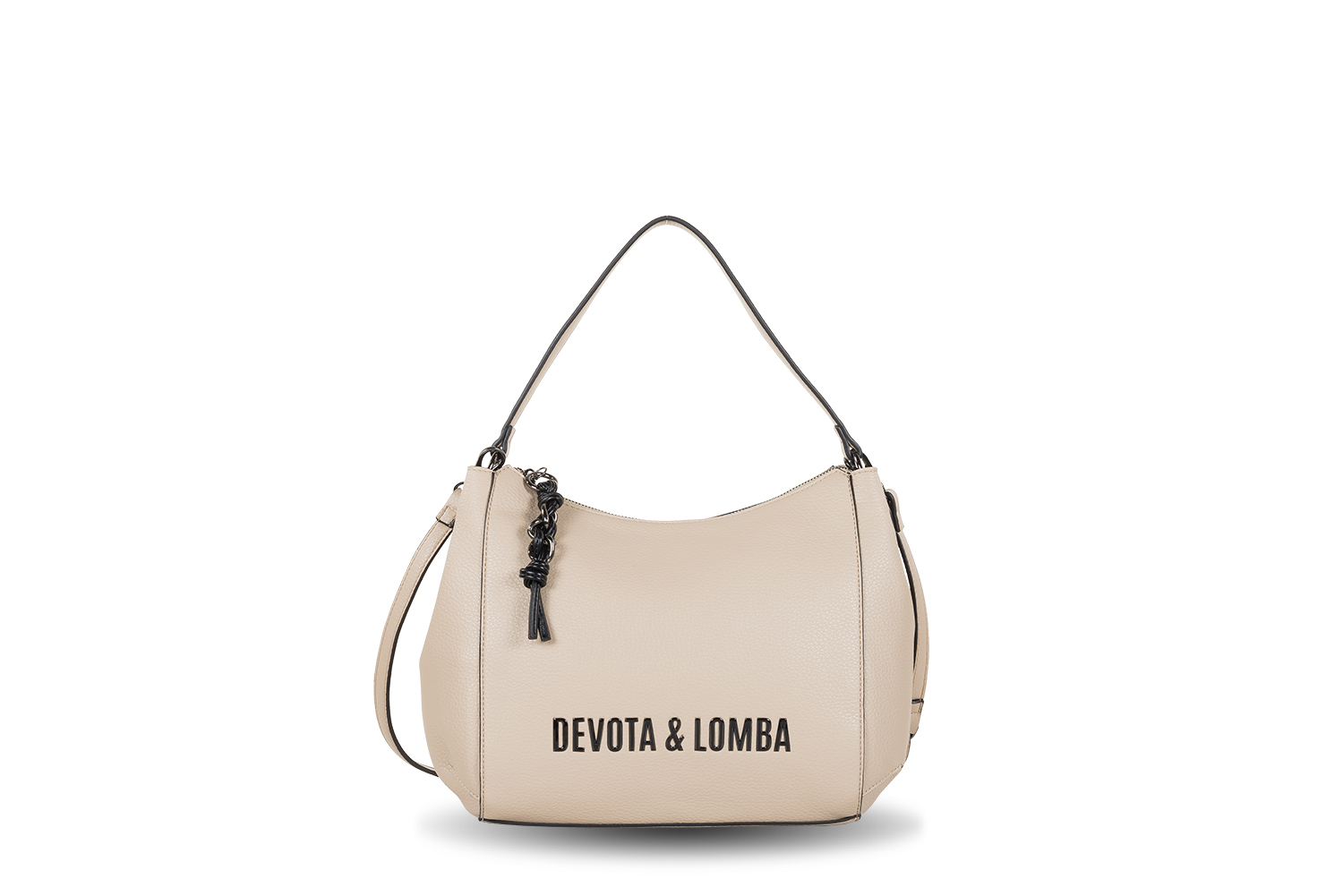 Bolso Bandolera Devota&Lomba Impact, Asa de Mano, Beige