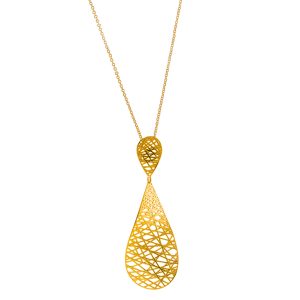 Colgante plata Salvatore óvalos  filigrana dorados