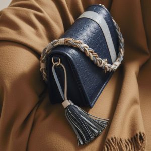 Alternative view of Bandolera solapa Noco azul marino