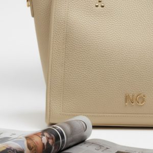 Alternative view of Bolso city Noco cremalleras beige
