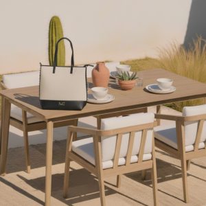 Alternative view of Bolso tote Noco bicolor negra