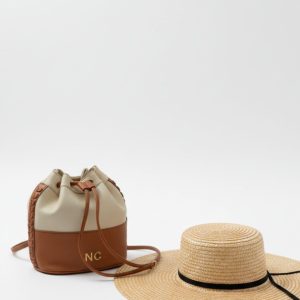 Bombonera Noco bicolor camel