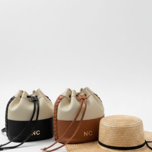 Bombonera Noco bicolor negra