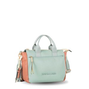 Alternative view of Bolso mano bandolera Devota & Lomba Fever verde agua