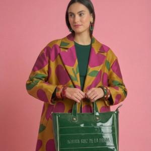 Alternative view of Bolso Tote  Agatha Ruiz de la Prada charol verde