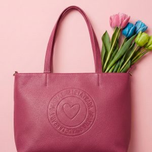 Bolso shopper Agatha Ruiz de la Prada logo fucisa
