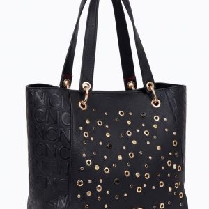 Bolso tote  Noco cristales negra