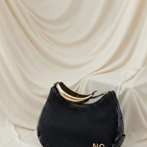 Alternative view of Bolso góndola Noco texturizado negro
