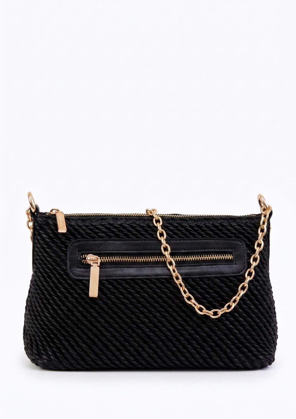 Bolso baghette Noco texturizado negro - Imagen 3