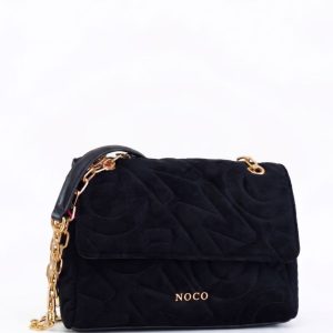 Bandolera Noco antelina negra