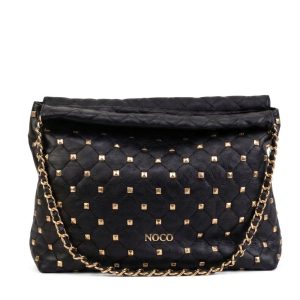 Bolso saco Noco tachuelas negro