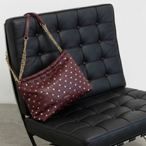 Alternative view of Bolso saco Noco tachuelas granate