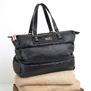 Bolso Shopper Noco puffy negro