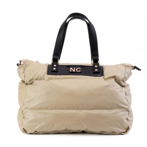 Bolso Shopper Noco puffy beige