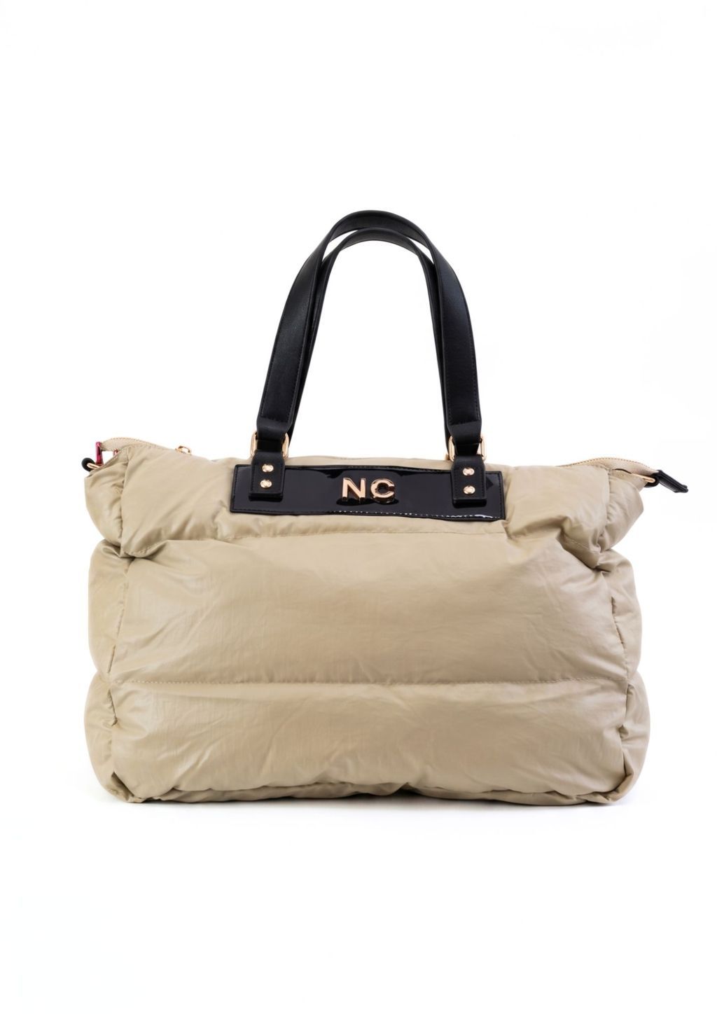 Bolso Shopper Noco puffy beige