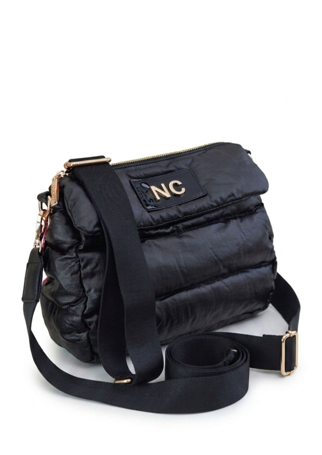Bandolera Noco puffy negra