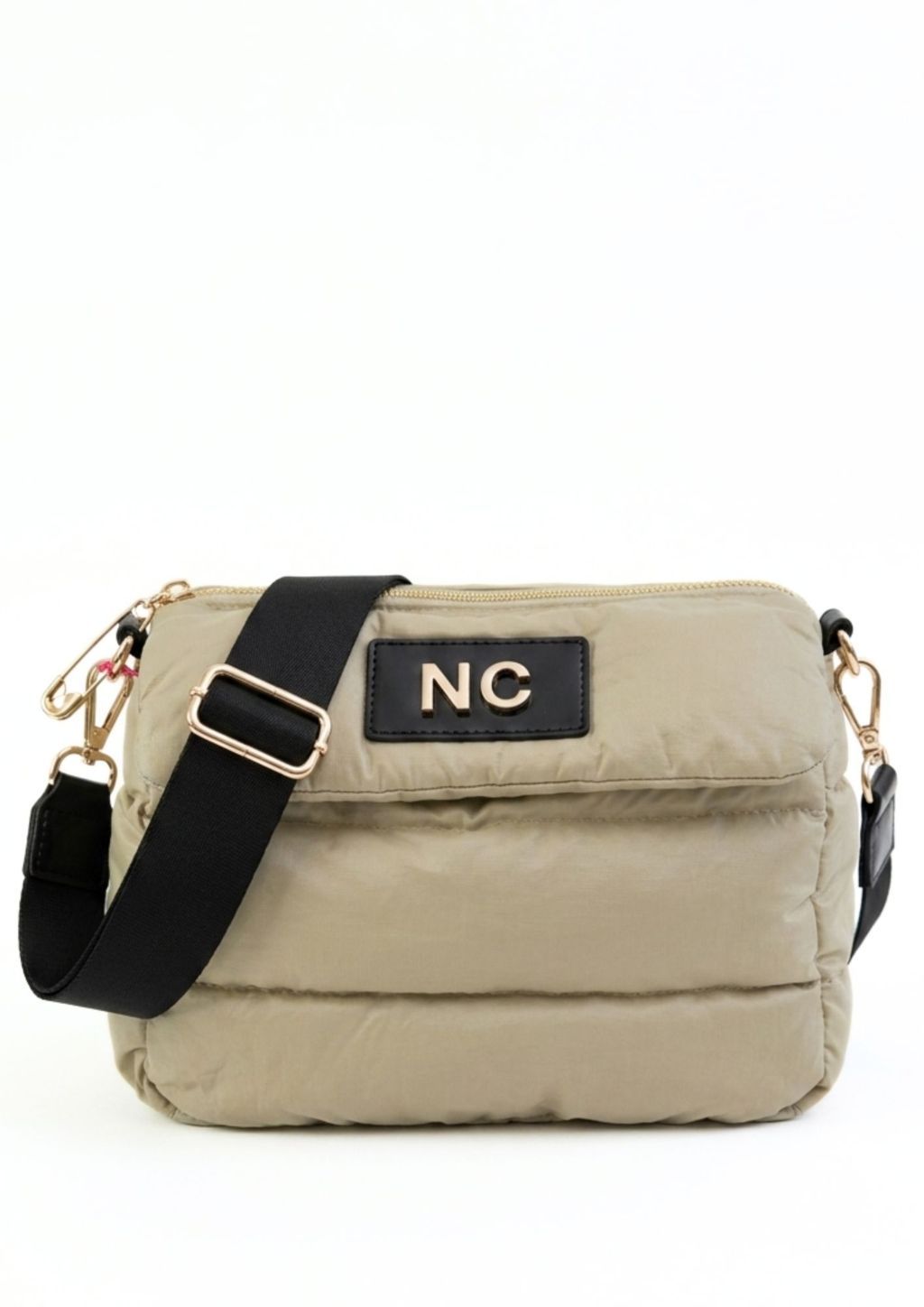 Bandolera Noco puffy beige