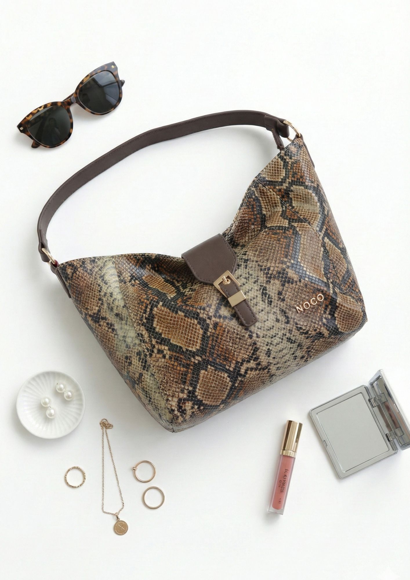 Bolso Góndola Noco serpiente