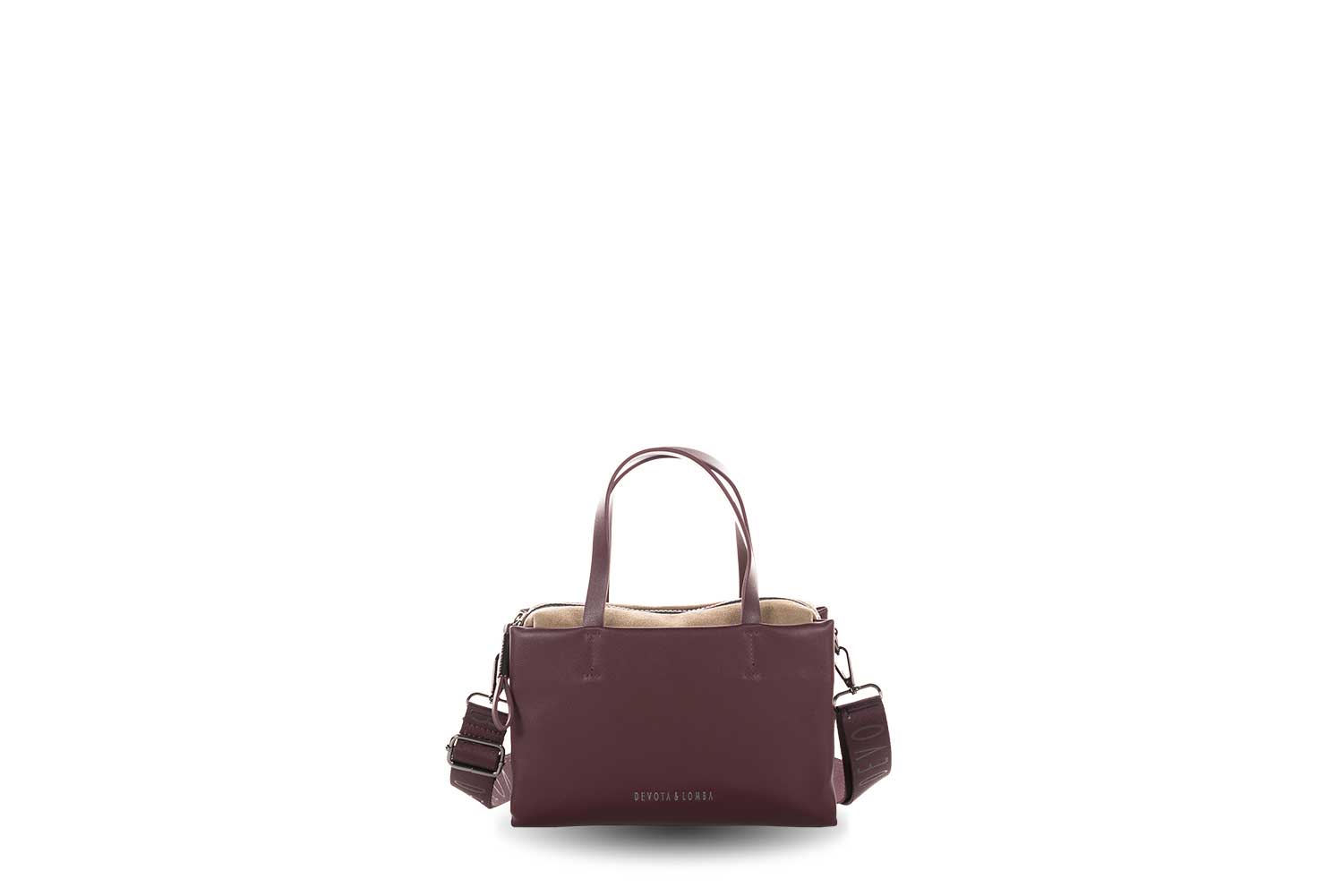 Bolso mano bandolera Devota & Lomba Seren burdeos