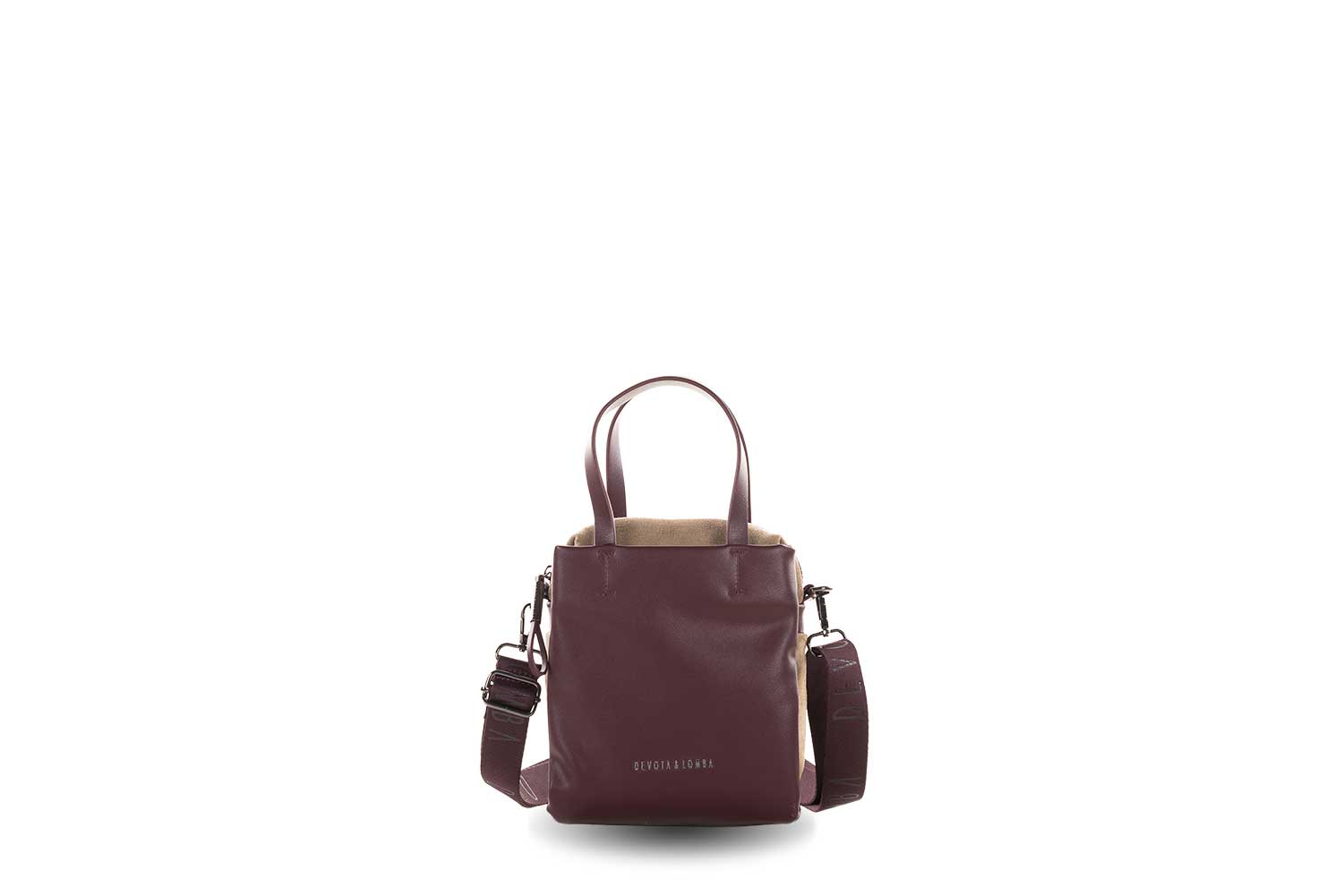 Bolso mano bandolera Devota & Lomba Seren burdeos