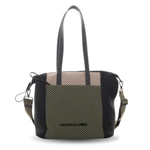 Bolso shopper Devota & Lomba Glow verde