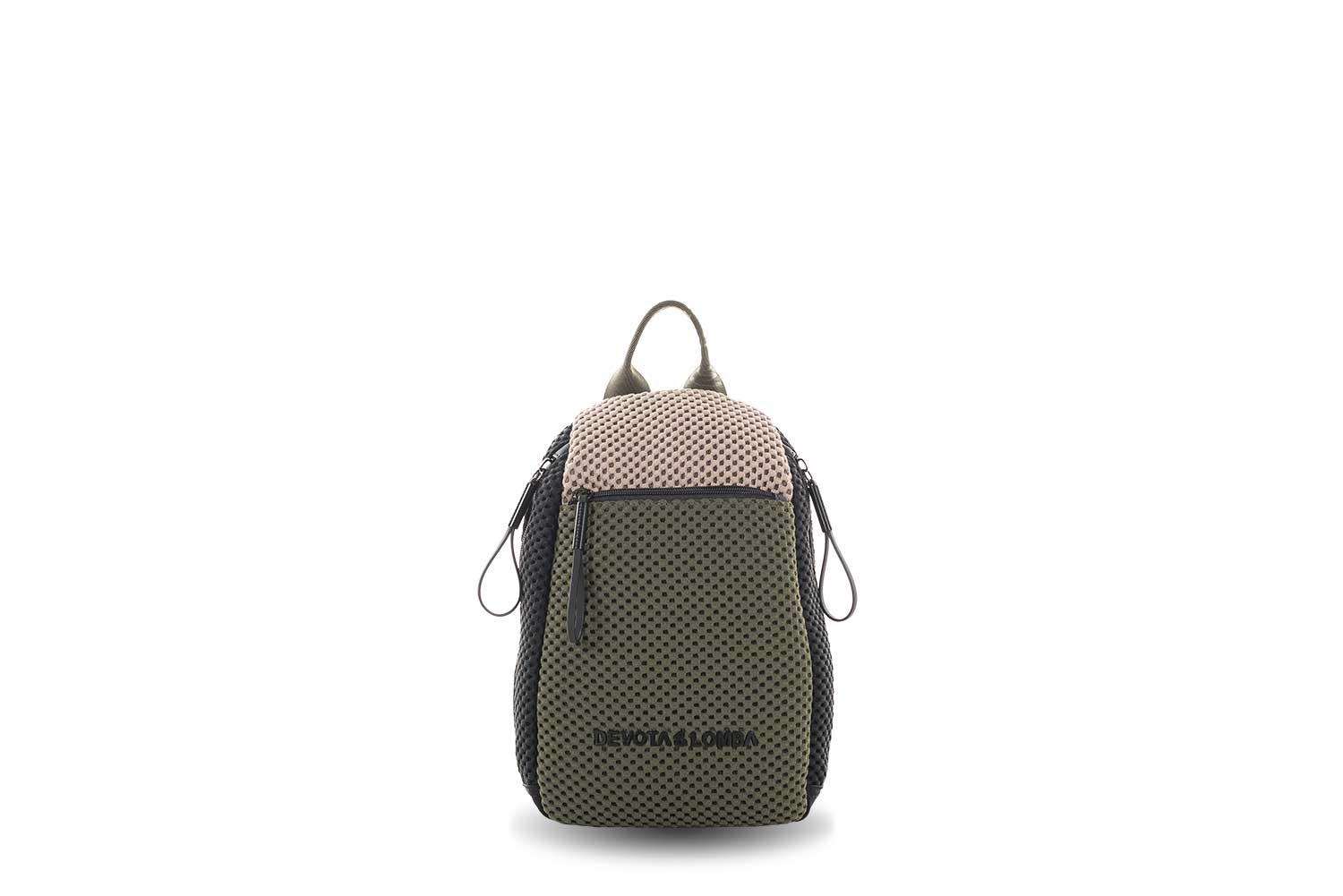 Mochila antirrobo Devota & Lomba Glow verde